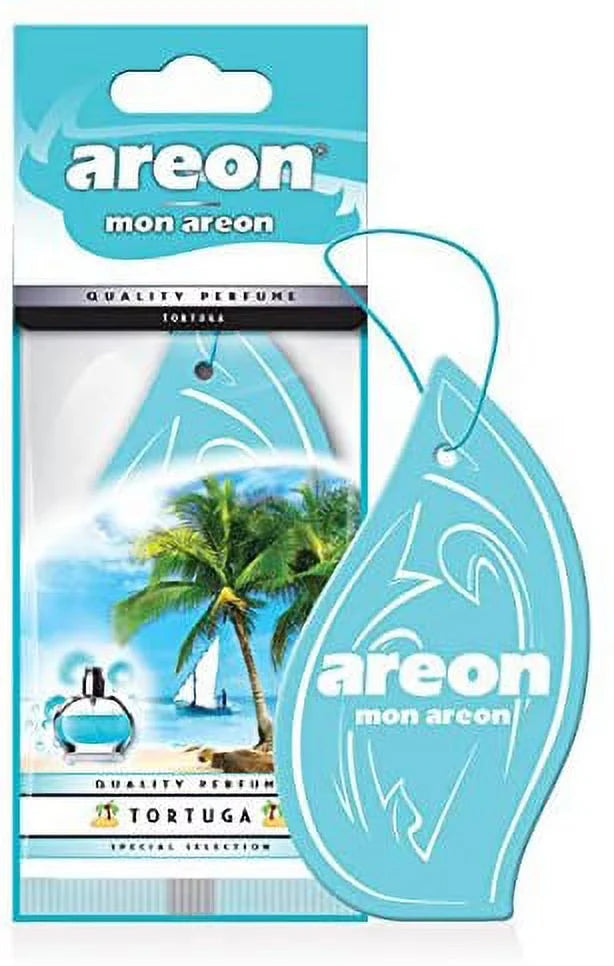 AREON MON MA49 Long Lasting Paper Hanging Ornaments for Car or Home Hanging Best Car Air Freshener Lavender Scent, 12 Pack