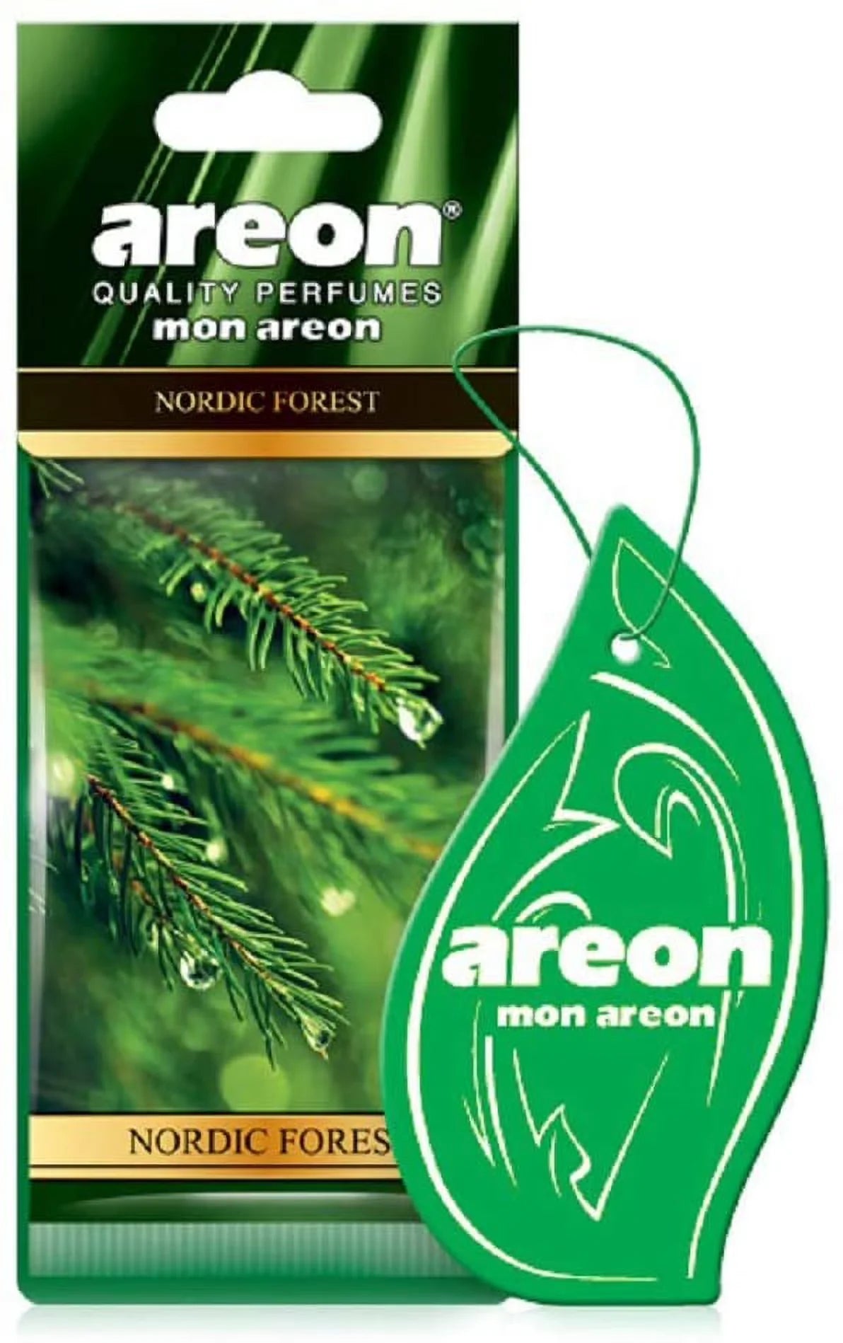 AREON MON MA49 Long Lasting Paper Hanging Ornaments for Car or Home Hanging Best Car Air Freshener Lavender Scent, 12 Pack
