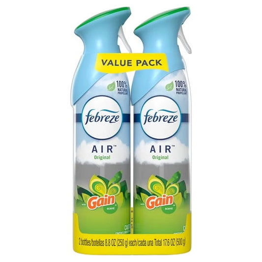 Air, Gain Original, 8.8 Oz Aerosol Spray, 2/pack | Bundle of 10 Packs