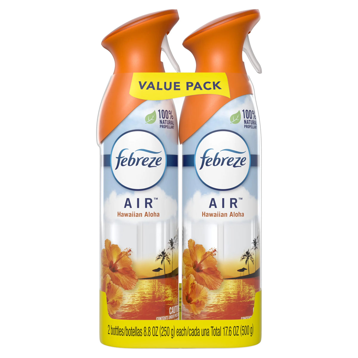 Air, Hawaiian Aloha, 8.8 Oz Aerosol Spray, 2/pack | Bundle of 2 Packs