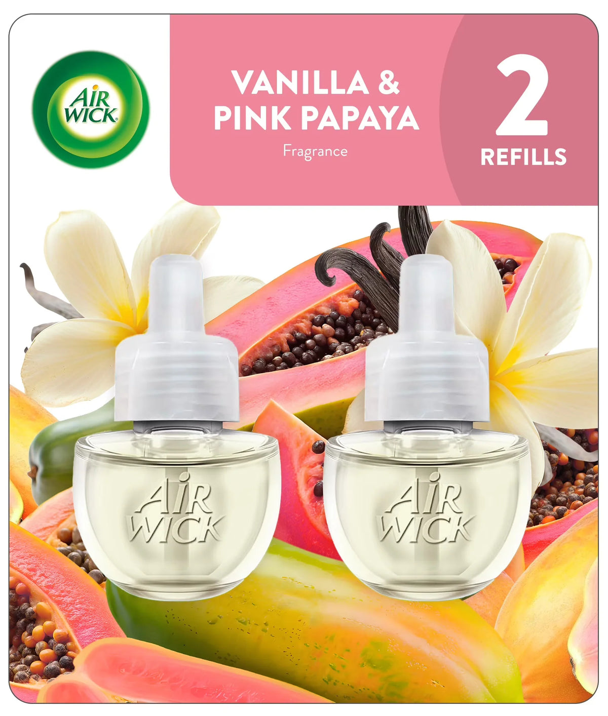 Air Wick Plug-in Scented Oil Refills, Fresh Linen, 2 Count