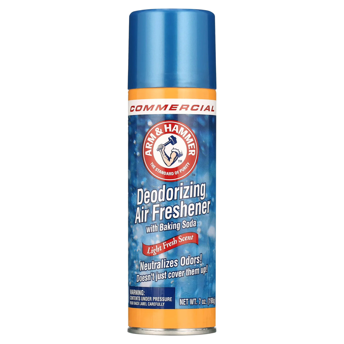 Baking Soda Air Freshener, Light Fresh Scent, 7 Oz Aerosol Spray | Bundle of 5