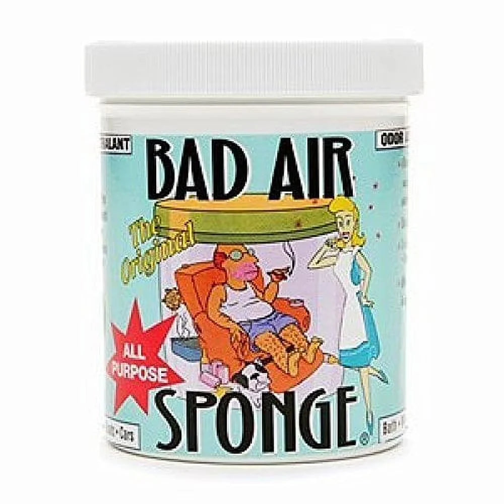 Bad Air Sponge Odor Neutralizer and Eliminator with Deghost Formula, 14 oz, 12 Pack