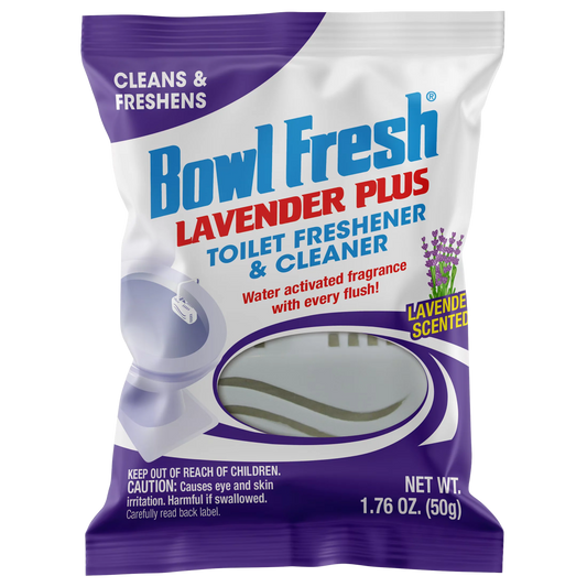 Bowl Fresh Lavender Plus Toilet Freshener and Cleaner, 1.76 oz