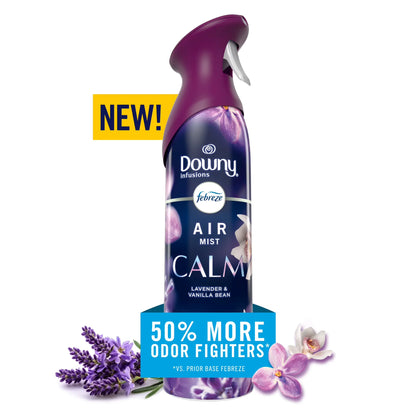 Febreze Air Mist Air Freshener Spray, Downy Calm, 8.1oz