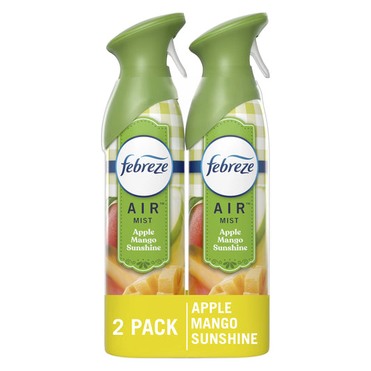 Febreze Air Freshener Spray, Odor-Fighting Room Spray, Sweet Watermelon Vine, 8.8oz, 2 Count