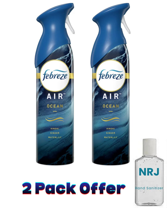 Febreze Air Freshener Spray, Odor-Fighting Room Spray, Ocean, 8.8oz