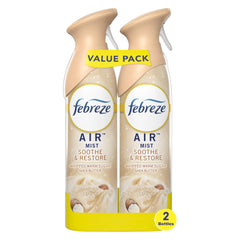 Febreze Air Freshener Spray, Odor-Fighting Room Spray, Soothe & Restore, 8.8oz