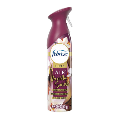 Febreze Air Freshener Spray, Odor-Fighting Room Spray, Vanilla Suede Scent, 8.8oz