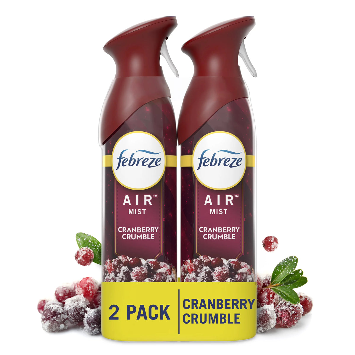 Febreze Air Mist, Odor-Fighting Air Freshener, Pumpkin Roll, 8.8 oz. Aerosol, Pack of 2