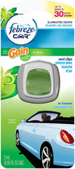 Febreze Car Vent Clip Air Freshener, Gain Original Scent 1 ea (Pack of 6)