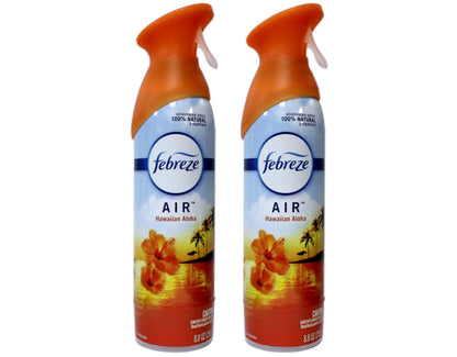 Febreze Odor-Eliminating Air Freshener, Hawaiian Aloha, 8.8 fl oz Pack of 2