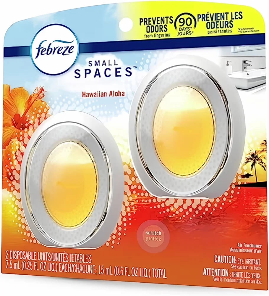 Febreze Small Spaces Air Fresheners Hawaiian Aloha (Pack of 5)