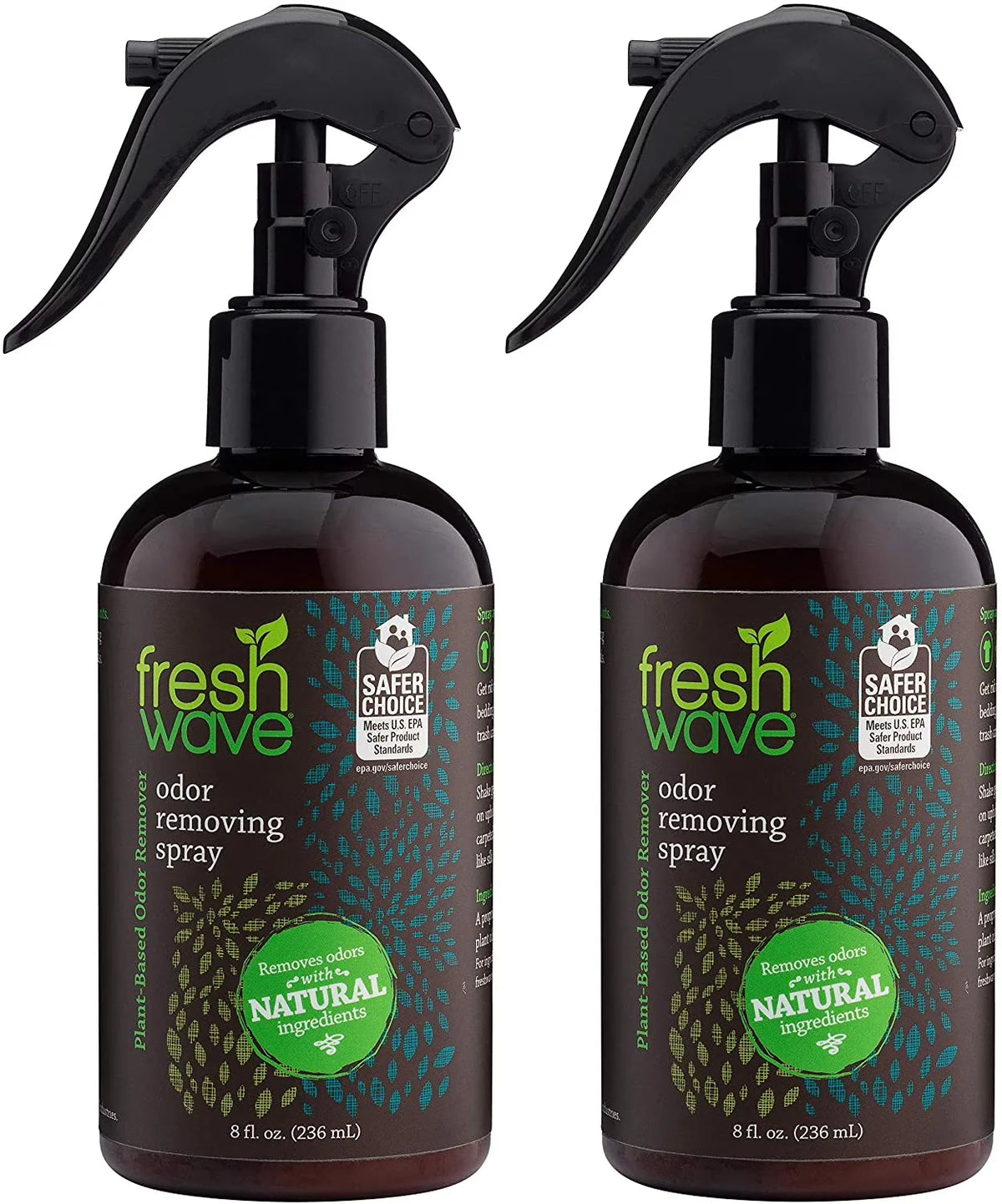 Fresh Wave Natural Ingredients Odor Eliminator Spray and Air Freshener, 8 Fluid Ounce, 2 Count