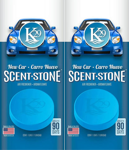 K29 New Car Stone Air freshener, Environmentally Safe and Long-lasting Fragrance, 2 Packs