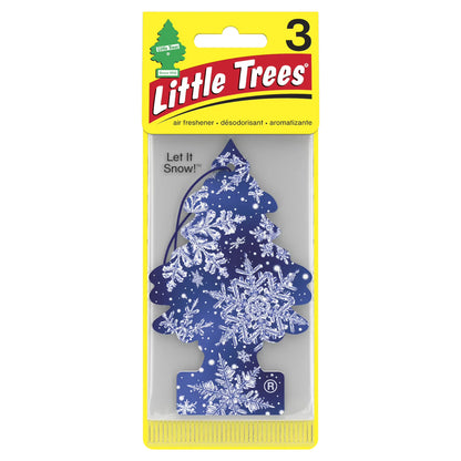 Little Trees Air Freshener Let It Snow! Fragrance 3-Pack