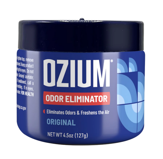 OZIUM Auto Air Freshener Gel Can, Original Scent, 1 Pack, 4.5 oz