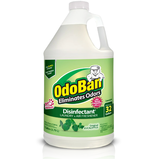 OdoBan Disinfectant Cleaner and Odor Eliminator Concentrate, Original Eucalyptus Scent, 1 gal