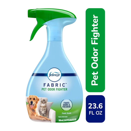 Pack of 3 Febreze Odor-Fighting Fabric Refresher, Pet Odor Fight, 23.6 fl oz (packaging may vary)