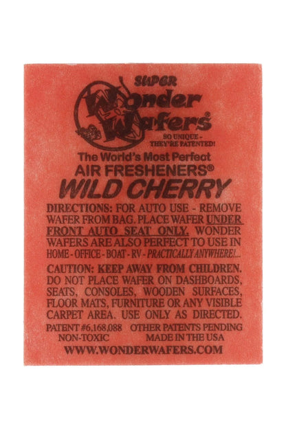 wonder wafers 25 ct individually wrapped wild cherry air fresheners